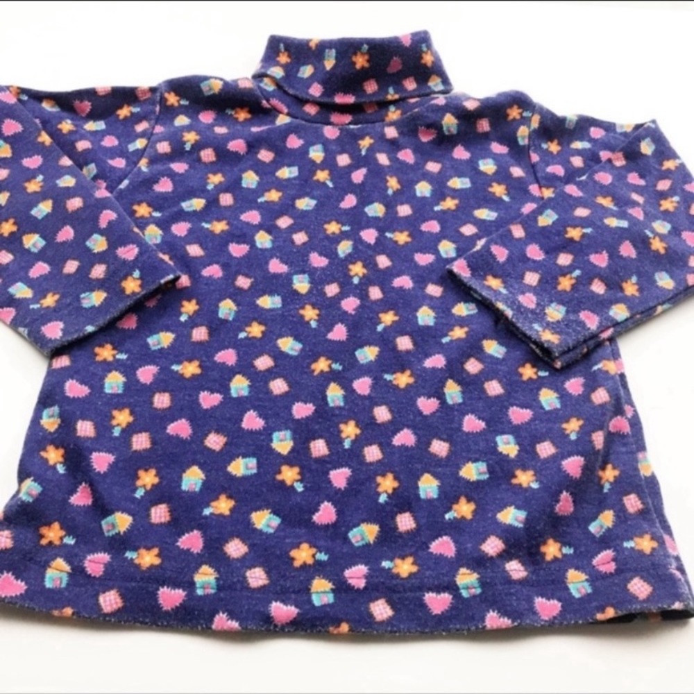Vintage l Kids Headquarters Purple Turtleneck